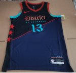 Maillot de Basket #13 Poole Washington Wizards 2023-24 city Imprimé